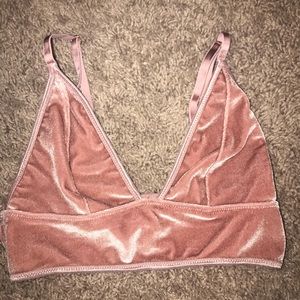 Forever 21 Velvet Bralette